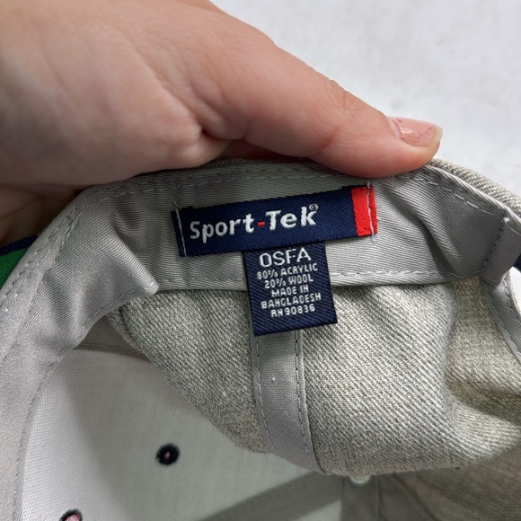 Sport-Tek Gray Blue Snapback Cap Miller Lite Beer J Balvin Latin Music Neon - Picture 7 of 10